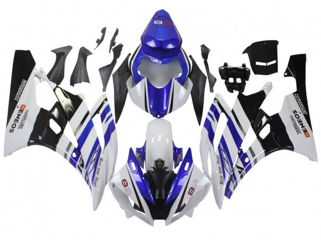 Acquista Carena Moto Yamaha YZF R6 2006-2007 - Bianco Blu Nero ENEOS Yamalube