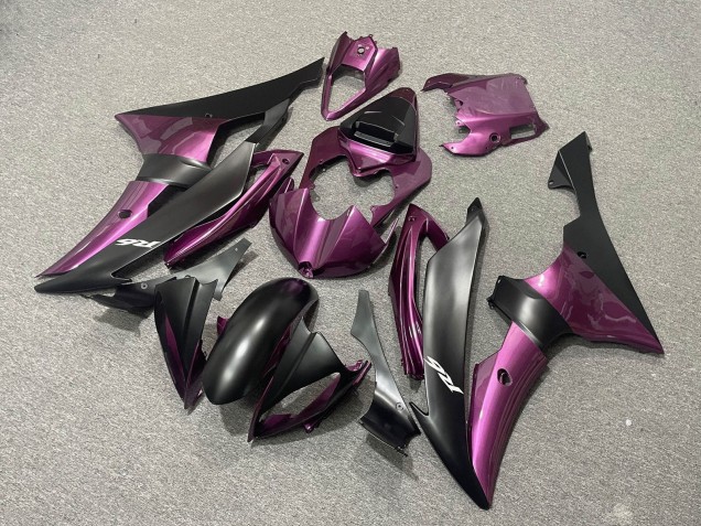 Acquista Carena Moto Yamaha YZF R6 2008-2016 - Viola Nero Opaco