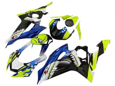 Acquista Carene Moto Yamaha YZF R6 2017-2025 - Neon Giallo Blu Squalo