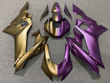 Acquista Carene Moto Yamaha YZF R6 2017-2025 - Oro Opaco Viola Diviso