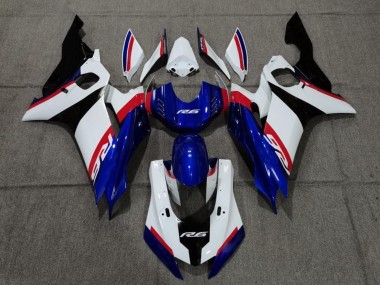 Acquista Carena Moto Yamaha YZF R6 2017-2025 - Bianco Rosso Blu Nero