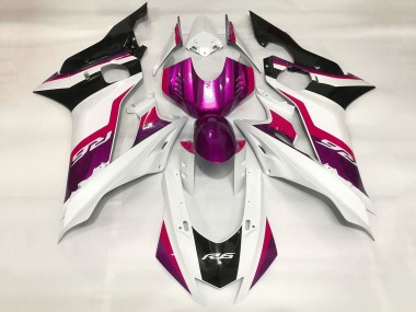 Acquista Carene Moto Yamaha YZF R6 2017-2025 - Bianco Rosso Viola Nero