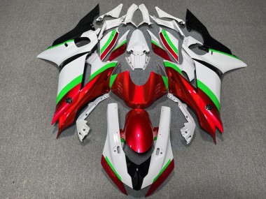 Acquista Carene Moto Yamaha YZF R6 2017-2025 - Bianco Neon Verde Rosso Nero