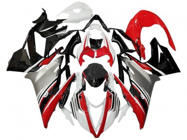 Acquista Carena Moto Triumph Daytona 675 Triple 2013-2016 - Bianco Rosso Argento Nero Lucido