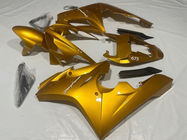 Acquista Carena Moto Triumph Daytona 675 Triple 2006-2008 - Metallico Oro