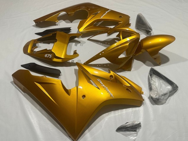 Acquista Carena Moto Triumph Daytona 675 Triple 2006-2008 - Metallico Oro