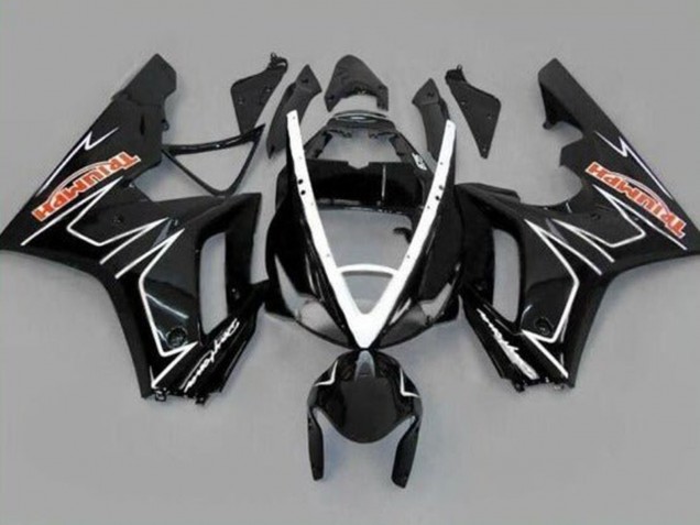 Acquista Carena Moto Triumph Daytona 675 Triple 2006-2008 - Nero Lucido Bianco Banda