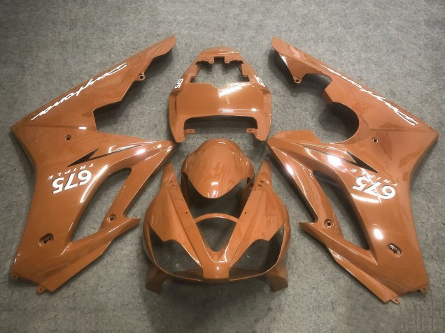 Acquista Carena Moto Triumph Daytona 675 Triple 2006-2008 - Bronzo Arancia