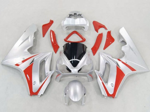 Acquista Carena Moto Triumph Daytona 675 Triple 2006-2008 - Argento Rosso