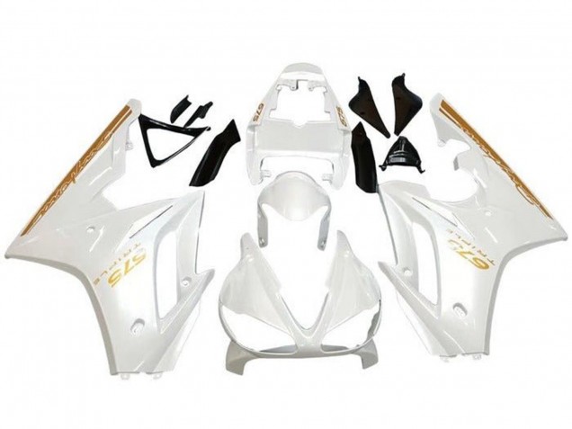 Acquista Carena Moto Triumph Daytona 675 Triple 2009-2012 - Bianco Oro