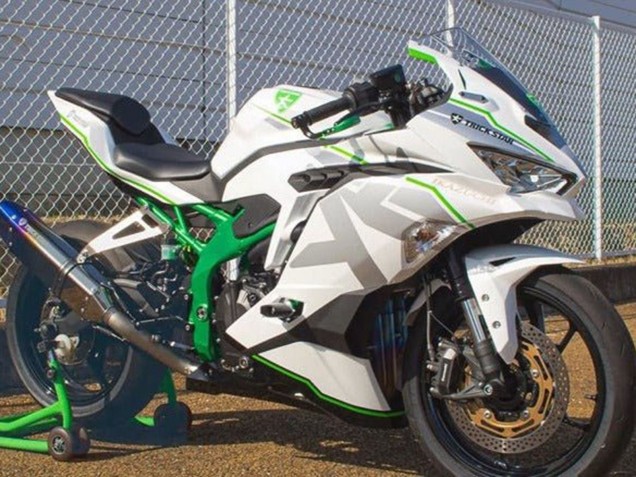 Acquista Carena Moto Kawasaki ZX4R ZX-4RR 2019-2025 - Bianco Argento Verde