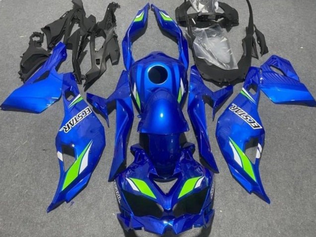 Acquista Carene Moto Kawasaki ZX4R ZX-4RR 2019-2026 - Blu Verde Ecstar