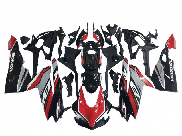 Acquista Carena Moto Honda CBR250RR 2017-2022 - Rosso Argento Nero Lucido