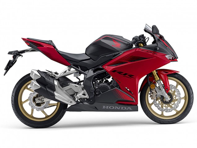 Acquista Carena Moto Honda CBR250RR 2017-2022 - Rosso Nero Opaco
