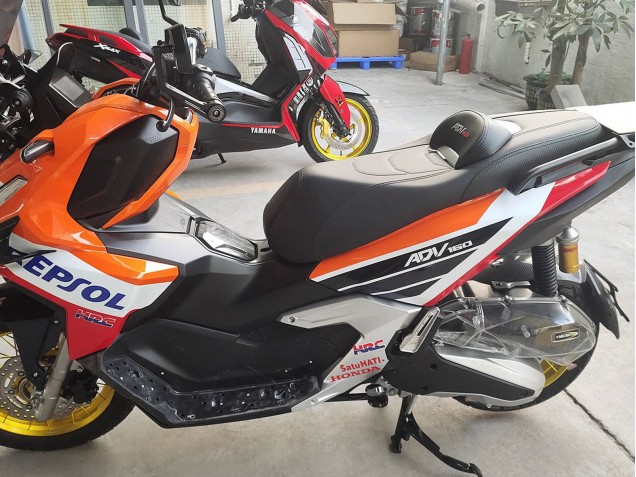 Acquista Carena Moto Honda ADV160 2022-2024 - Arancia Bianco Rosso Blu Repsol Red Bull