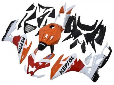 Acquista Carena Moto Aprilia RS4 50 125 2012-2018 - Arancia Bianco Rosso Nero Lucido Repsol