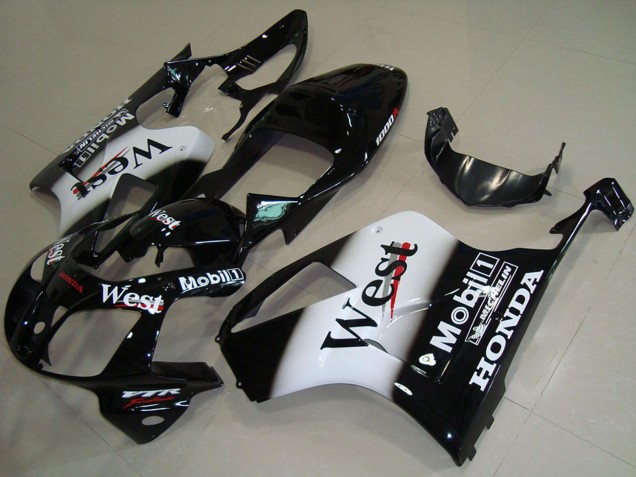 Acquista Carena Moto Honda VTR1000 2000-2006 - Nero Lucido Bianco West