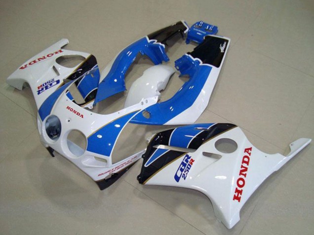 Acquista Carena Moto Honda CBR250RR MC19 1988-1989 - Bianco Azzurro Chiaro Nero Lucido