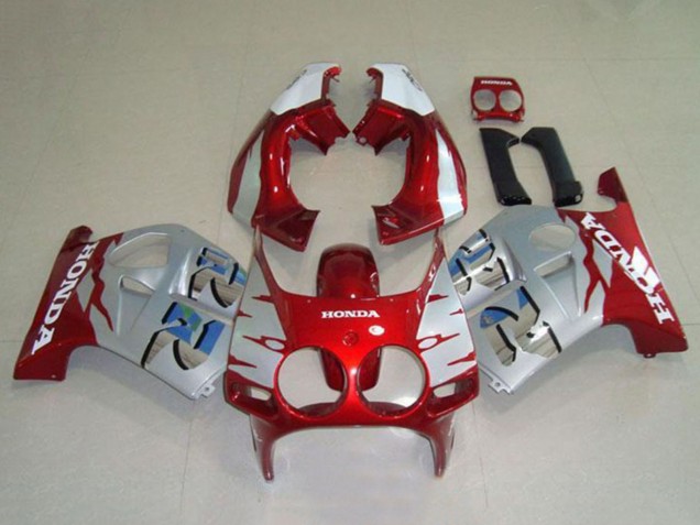 Acquista Carena Moto Honda CBR250RR MC19 1988-1989 - Argento Bianco Rosso