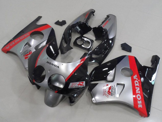 Acquista Carena Moto Honda CBR250RR MC22 1990-1998 - Argento Rosso Nero Lucido