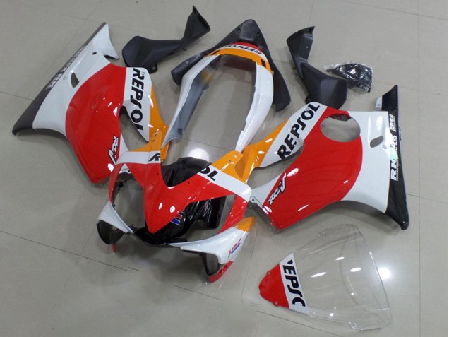 Acquista Carena Moto Honda CBR600 F4i 2004-2007 - Bianco Rosso Giallo Nero Lucido Repsol