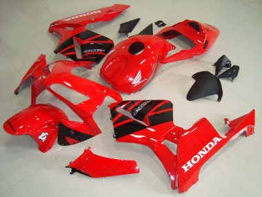 Acquista Carena ABS Honda CBR600RR 2003-2004 - Rosso Nero Lucido