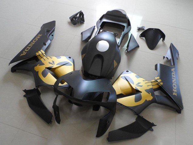 Acquista Carena Moto Honda CBR600RR 2003-2004 - Nero Opaco Oro