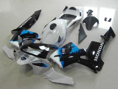 Acquista Carena Moto Honda CBR600RR 2003-2004 - Bianco Blu Nero Lucido