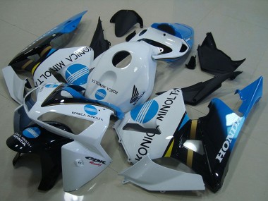 Acquista Carena Moto Honda CBR600RR 2005-2006 - Bianco Blu Nero Lucido Konica Minolta