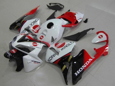 Acquista Carena Moto Honda CBR600RR 2005-2006 - Bianco Rosso Nero Lucido Konica Minolta