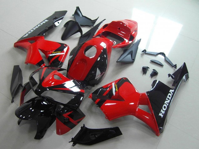 Acquista Carena Moto Honda CBR600RR 2005-2006 - Rosso Nero Lucido