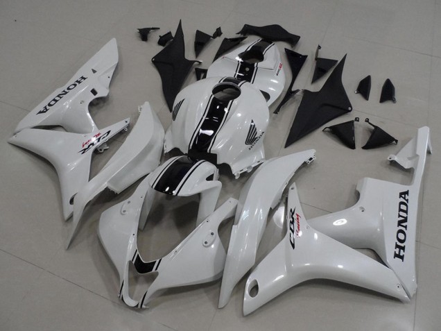Acquista Kit Carena Moto Honda CBR600RR 2007-2008 - Bianco Nero Lucido