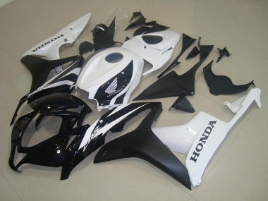 Acquista Carena Moto Honda CBR600RR 2007-2008 - Bianco Nero Lucido Nero Opaco