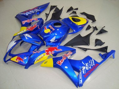 Acquista Carena Moto Honda CBR600RR 2007-2008 - Blu Giallo Red Bull