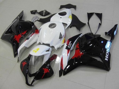 Acquista Kit Carena Moto Completo Honda CBR600RR 2009-2012 - Bianco Rosso Nero Lucido