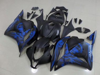 Acquista Carena Moto Honda CBR600RR 2009-2012 - Nero Opaco Blu Cranio