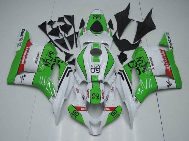 Acquista Carena Moto Honda CBR600RR 2009-2012 - Bianco Verde Rosso Go Fun