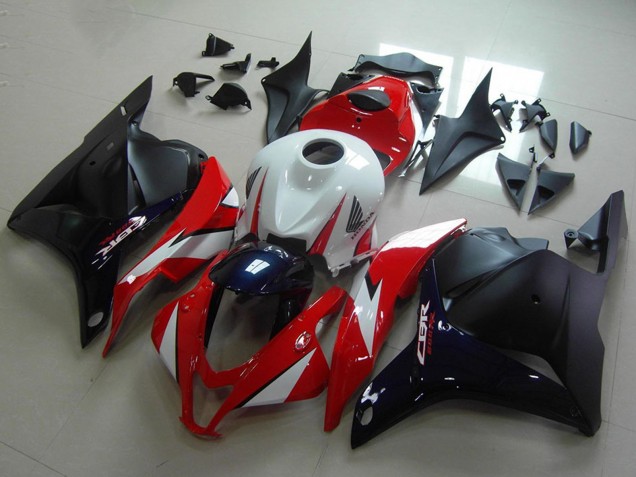 Acquista Carena Moto Honda CBR600RR 2009-2012 - Bianco Rosso Blu Scuro Nero Lucido