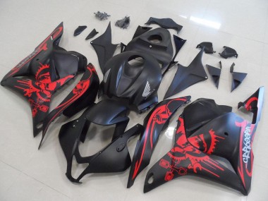 Acquista Carena Moto Honda CBR600RR 2009-2012 - Nero Opaco Rosso Cranio