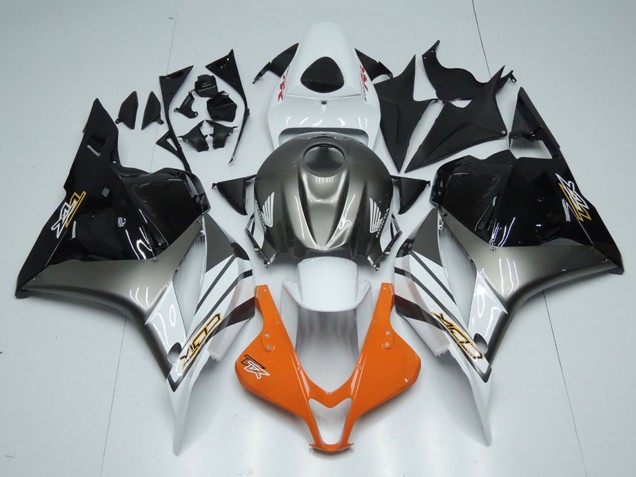 Acquista Carena Moto Honda CBR600RR 2009-2012 - Bianco Argento Arancia Nero Lucido