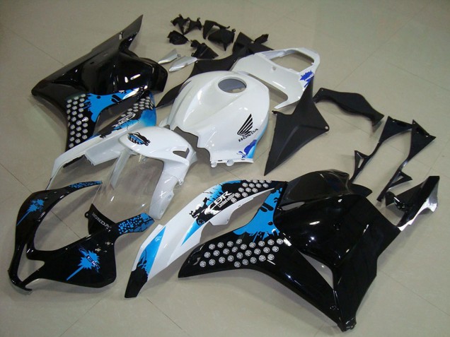 Acquista Kit Carena Moto Completo Honda CBR600RR 2009-2012 - Bianco Blu Nero Lucido