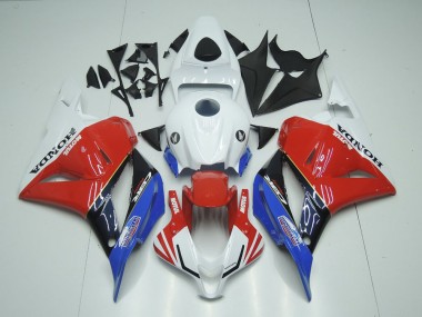 Acquista Carena Moto Honda CBR600RR 2009-2012 - Bianco Rosso Blu Nero Lucido Motul