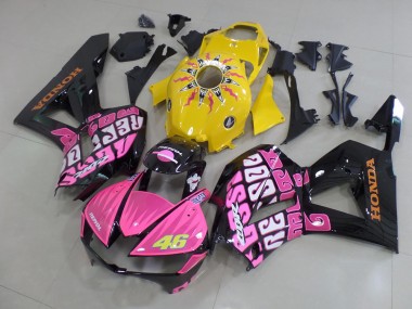 Acquista Carene Moto Honda CBR600RR 2013-2026 - Giallo Rosa Nero Lucido Rossi 46
