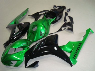 Acquista Carena Moto Honda CBR1000RR 2006-2007 - Verde Nero Lucido