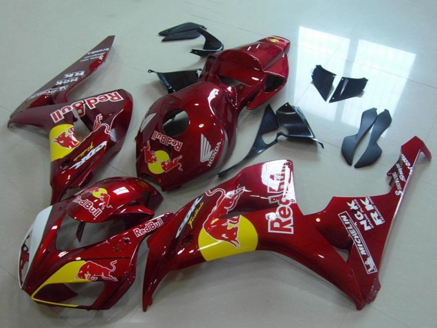 Acquista Carena Moto Honda CBR1000RR 2006-2007 - Rosso Giallo Bianco Red Bull