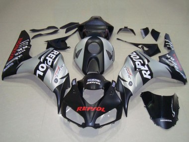Acquista Carena Moto Honda CBR1000RR 2006-2007 - Argento Nero Opaco Repsol