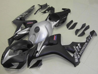 Acquista Kit Carena Moto Honda CBR1000RR 2006-2007 - Argento Nero Opaco