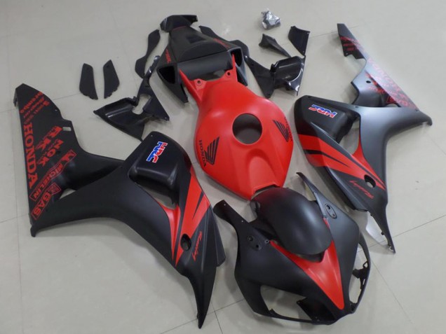Acquista Carena Moto Honda CBR1000RR 2006-2007 - Rosso Nero Opaco