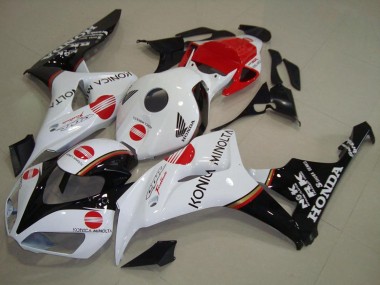 Acquista Carena Moto Honda CBR1000RR 2006-2007 - Bianco Rosso Nero Lucido Konica Minolta