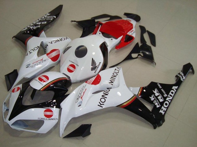 Acquista Carena Moto Honda CBR1000RR 2006-2007 - Bianco Rosso Nero Lucido Konica Minolta
